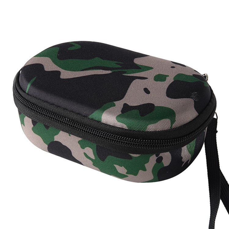 For JBL Clip 5 Bluetooth Speaker Storage Bag EVA Hard Case with Carabiner and Hand Strap - Camouflage