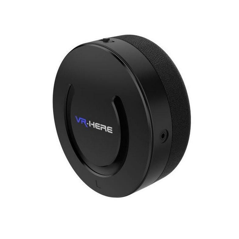 Detachable VR Over-ear Earphones for Smart Phones, 3D Virtual Reality Glasses VR Headset (Black)