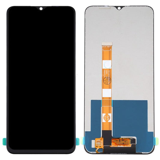Assembly LCD Screen and Digitizer Assembly Replacement for Realme C11/C12/C15 MediaTek Helio G35 (12 nm) - Black