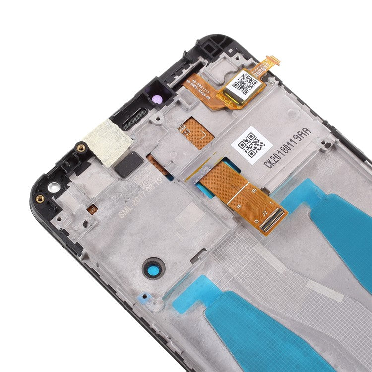 Assembly LCD Screen and Digitizer Assembly + Frame (Without LOGO) for Asus Zenfone 4 Max ZC554KL - Black