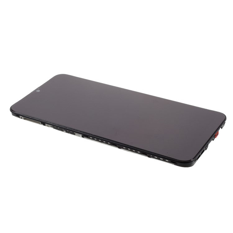 LCD Screen and Digitizer Assembly + Frame Repair Part for Oppo A7 - Black