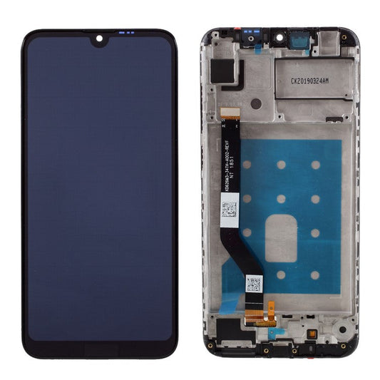 LCD Screen and Digitizer Full Assembly with Frame Repair Part for Huawei Y7 (2019) / Enjoy 9 (6Pin Line Version 3+32GB) - Black