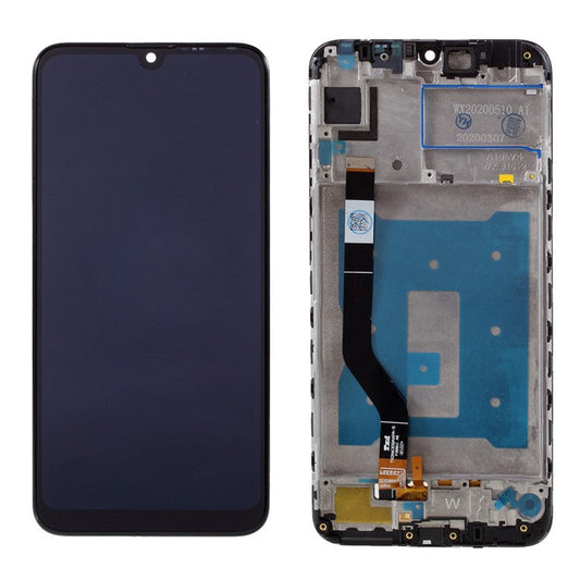 LCD Screen and Digitizer Full Assembly with Frame Repair Part for Huawei Y7 (2019)/Enjoy 9 (11Pin Line Version 4+64GB) - Black