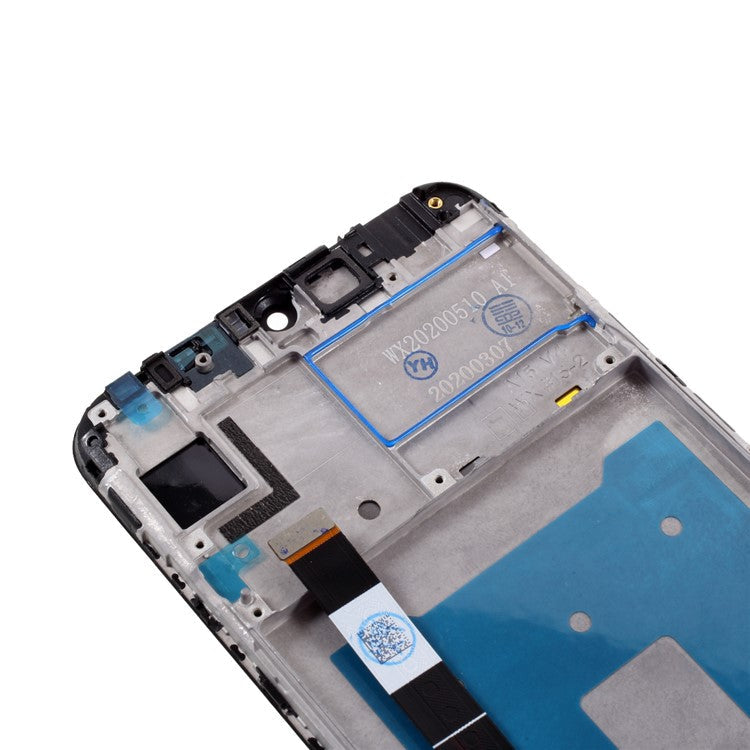 LCD Screen and Digitizer Full Assembly with Frame Repair Part for Huawei Y7 (2019)/Enjoy 9 (11Pin Line Version 4+64GB) - Black