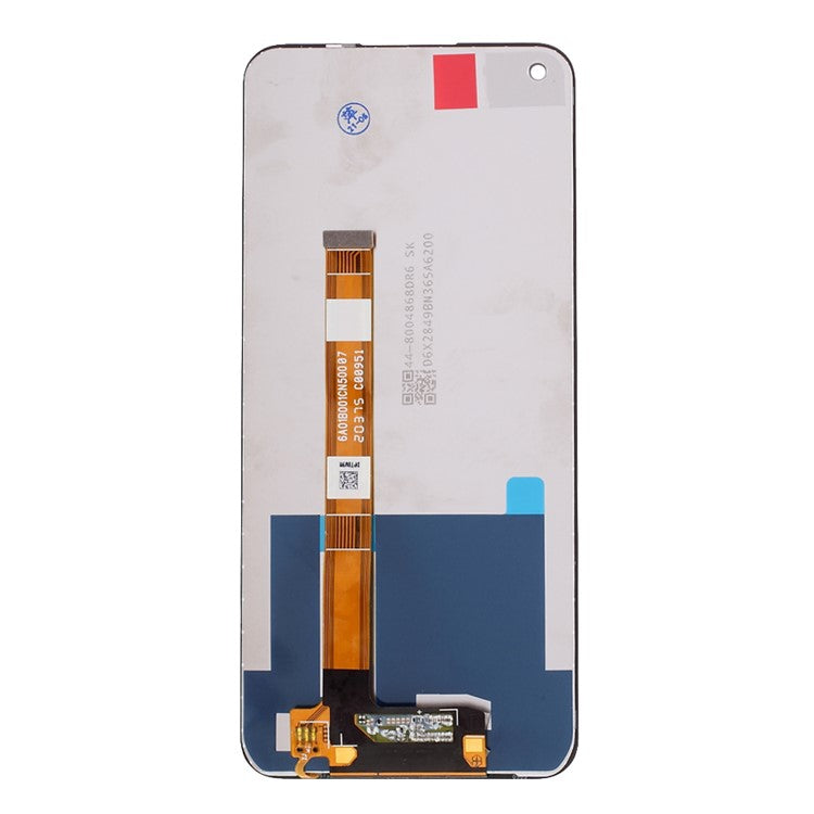 For OPPO A32 / A53 4G / A33 (2020) / A53s LCD Screen and Digitizer Assembly Spare Replacement Part (without Logo)- Black