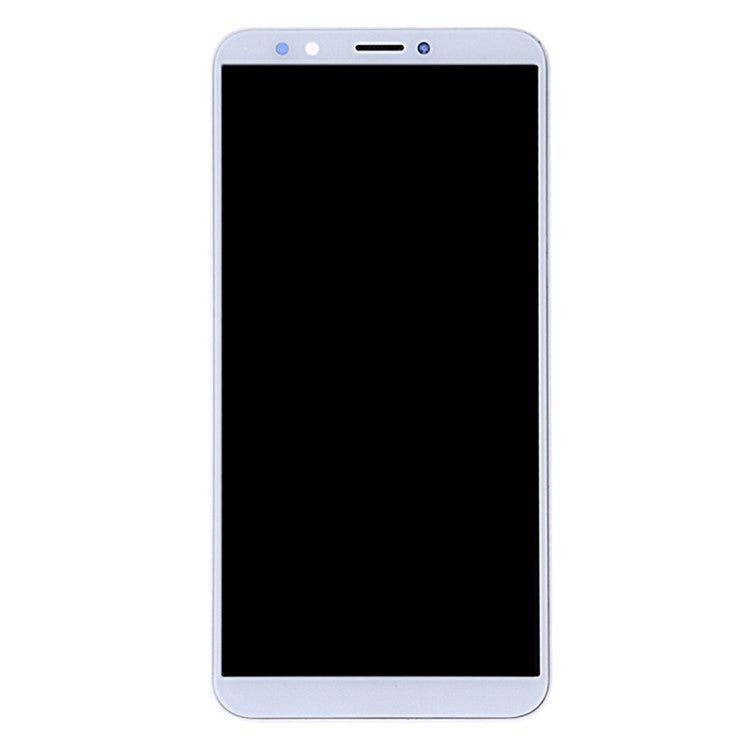 Grade B LCD Screen and Digitizer Assembly + Frame Replacement Part for Huawei Y7 (2018) / Y7 Prime (2018) / Y7 Pro (2018) - White