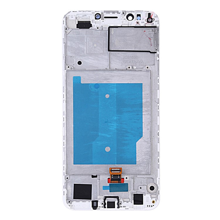 Grade B LCD Screen and Digitizer Assembly + Frame Replacement Part for Huawei Y7 (2018) / Y7 Prime (2018) / Y7 Pro (2018) - White