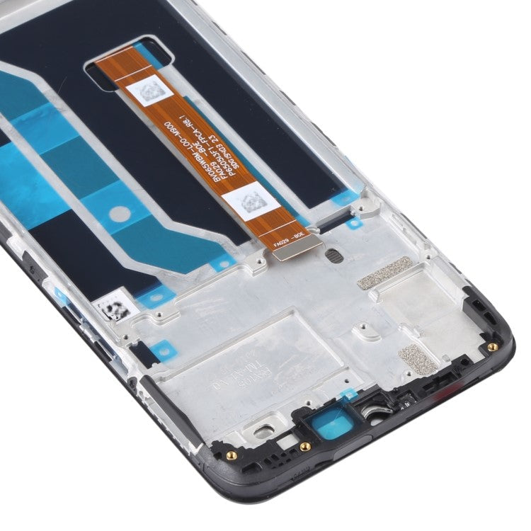 Grade B LCD Screen and Digitizer Assembly + Frame Replacement Part (without Logo) for Realme C3 (without Fingerprint) / Realme 5i / Realme 5s - Black