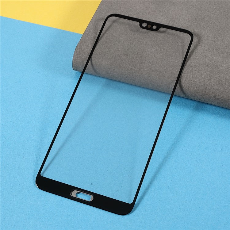 Screen Glass Lens + OCA Adhesive Replacement [with Fingerprint Bracket] for Huawei P20 Pro