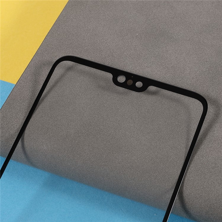 Screen Glass Lens + OCA Adhesive Replacement [with Fingerprint Bracket] for Huawei P20 Pro