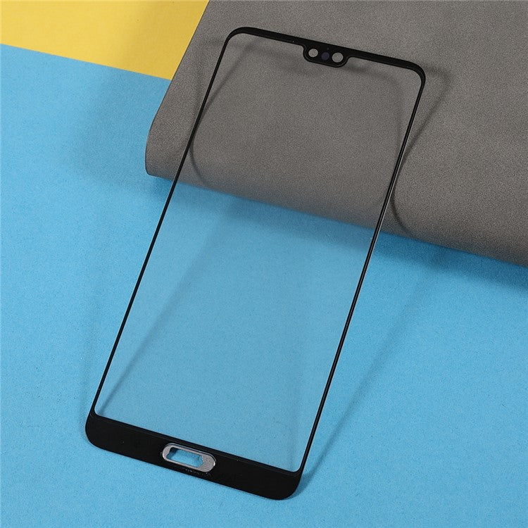 Screen Glass Lens + OCA Adhesive Replacement [with Fingerprint Bracket] for Huawei P20