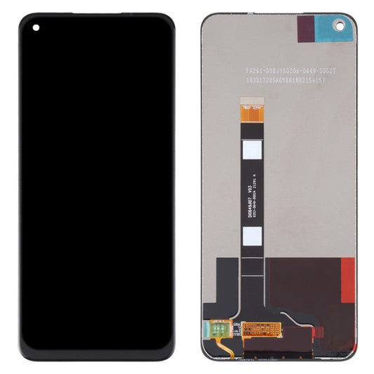 LCD Screen and Digitizer Assembly Repair Part for Realme 8 5G / V13 5G / Oppo A93s 5G - Black