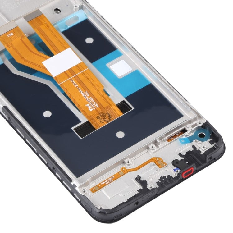 Assembly LCD Screen and Digitizer Assembly + Frame Part for Realme C20/C21/C11 (2021) - Black