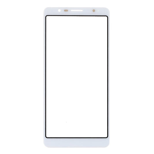 Front Screen Glass Lens Replace Part (without logo) for Alcatel 3C 5026 - White