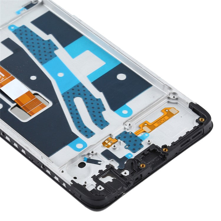 Grade C Assembly LCD Screen and Digitizer Assembly + Frame Part (without Logo) for OPPO A3/F7