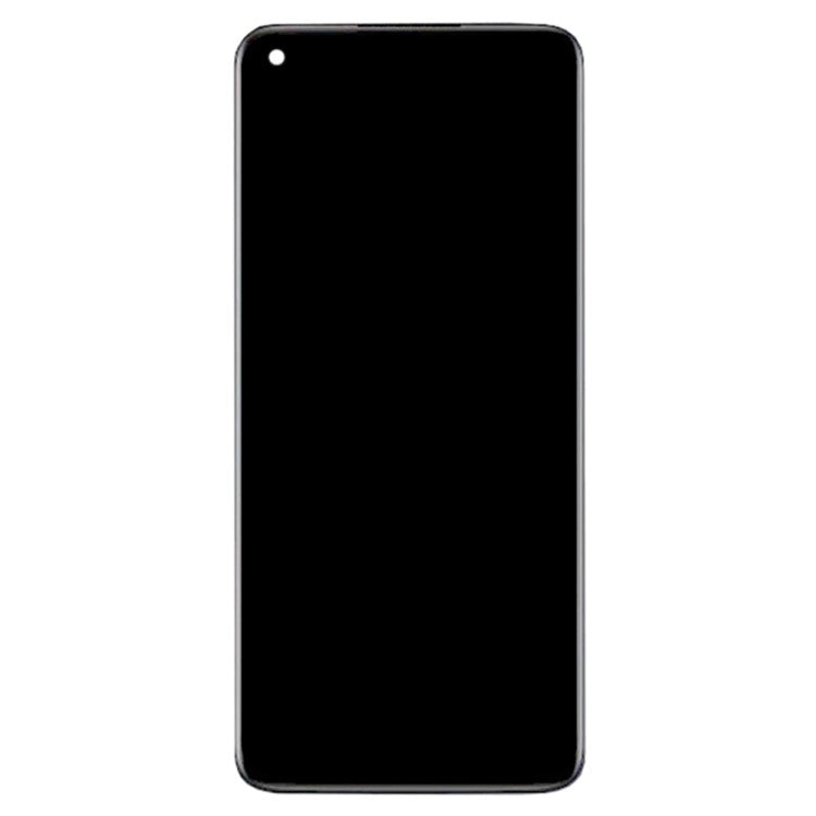 Grade B LCD Screen and Digitizer Assembly + Frame Replacement Part (without Logo) for OnePlus Nord N100 - Black