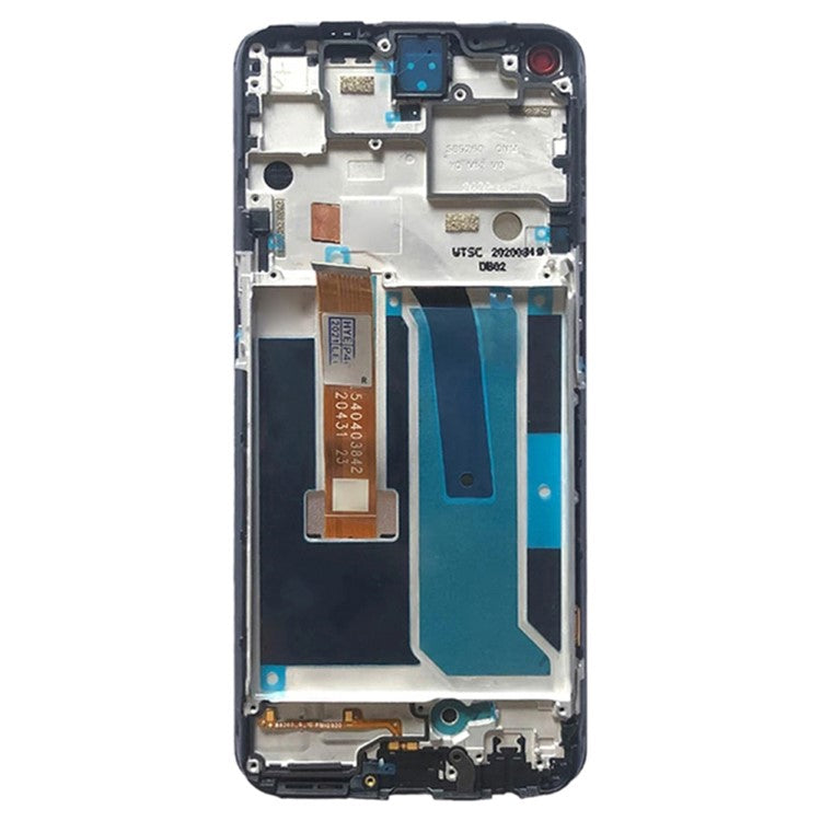 Grade B LCD Screen and Digitizer Assembly + Frame Replacement Part (without Logo) for OnePlus Nord N10 5G - Black