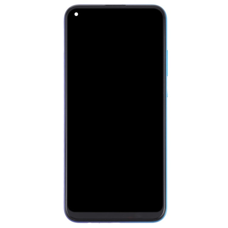 Grade B LCD Screen and Digitizer Assembly + Frame Replacement (without Logo) for Honor Play 4T - Blue