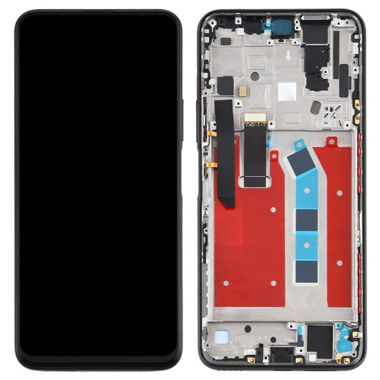 Grade B LCD Screen and Digitizer Assembly + Frame Replacement (without Logo) for Honor X10 5G - Black