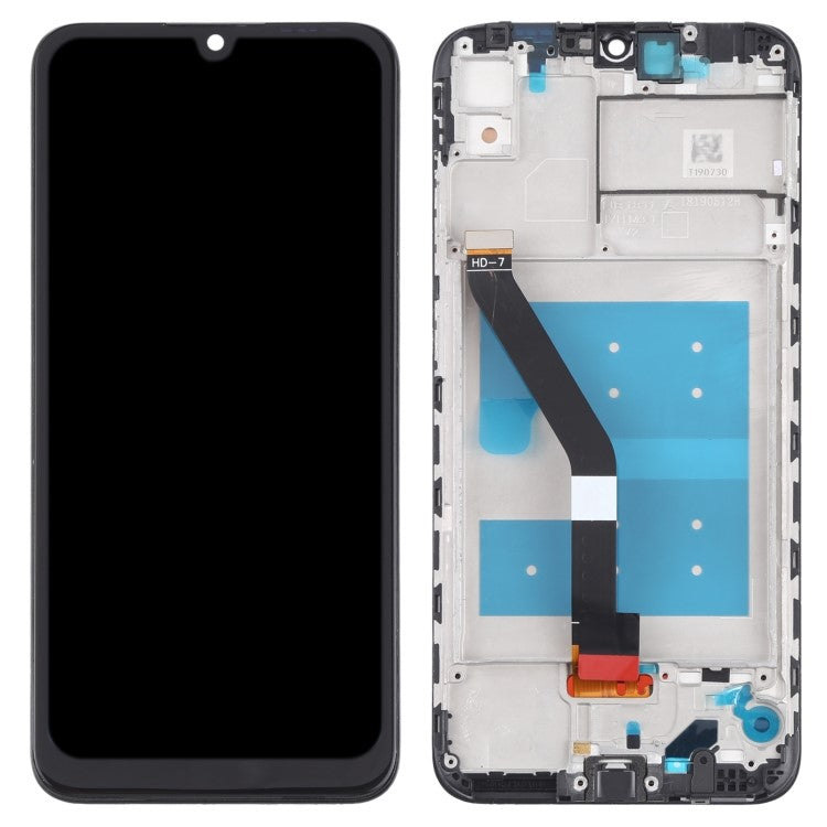 Grade B LCD Screen and Digitizer Assembly + Frame Replacement for Huawei Y6s (2019) - Black