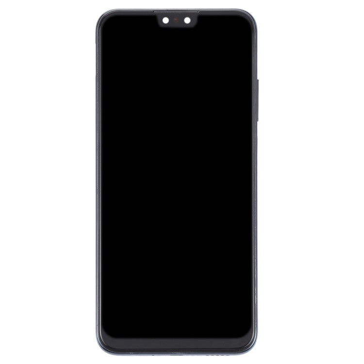 Grade B LCD Screen and Digitizer Assembly + Frame Replacement (without Logo) for Huawei Y8s - Black