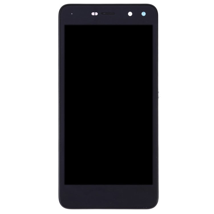 Grade B LCD Screen and Digitizer Assembly + Frame Replacement Part for Huawei Y5 (2017) - Black