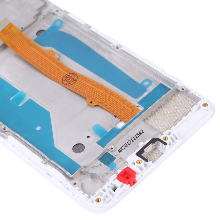 Grade B LCD Screen and Digitizer Assembly + Frame Replacement Part for Huawei Y5 (2017) - White