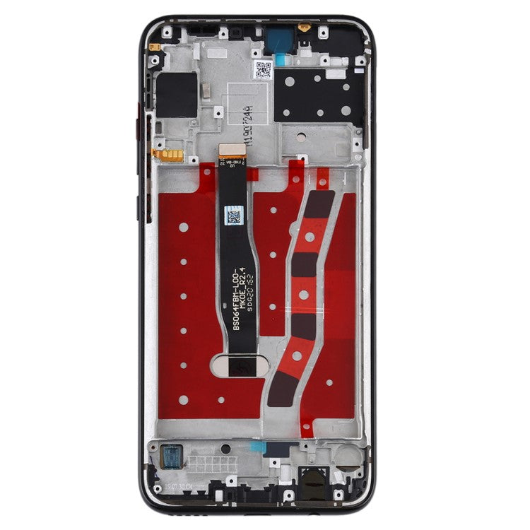 Grade B LCD Screen and Digitizer Assembly + Frame Replacement (without Logo) for Huawei nova 5i - Black