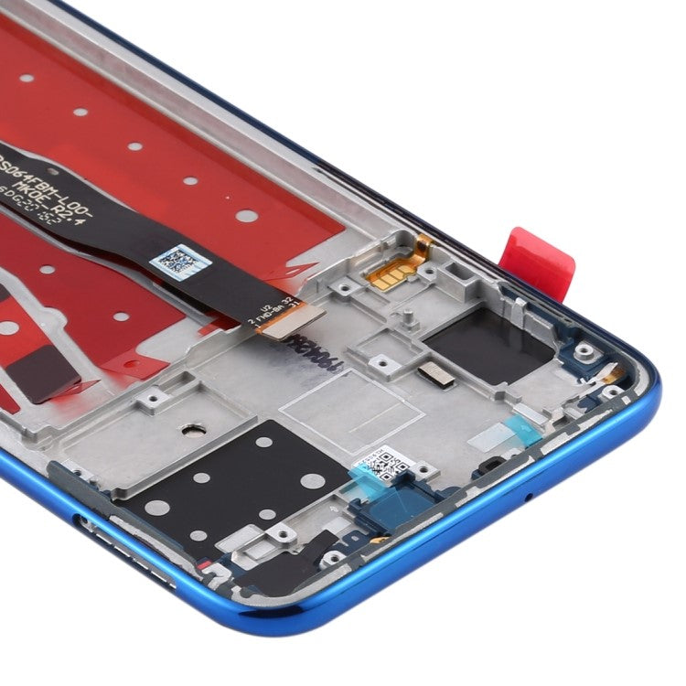 Grade B LCD Screen and Digitizer Assembly + Frame Replacement (without Logo) for Huawei nova 5i - Blue