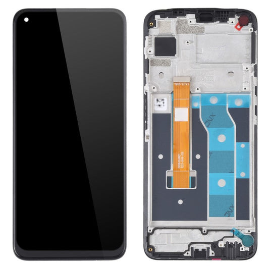 Grade B LCD Screen and Digitizer Assembly + Frame Replacement (without Logo) for Realme 6