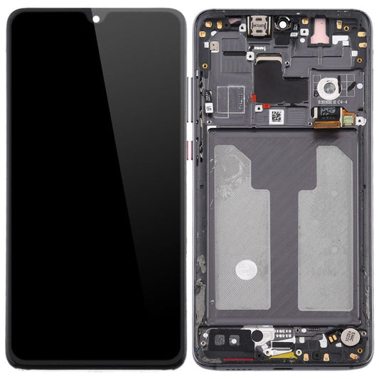 Grade B LCD Screen and Digitizer Assembly + Frame Replacement (without Logo) for Huawei Mate 20 - Black
