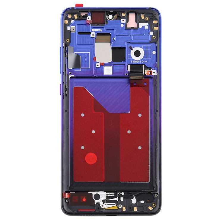 Grade B LCD Screen and Digitizer Assembly + Frame Replacement (without Logo) for Huawei Mate 20 - Aurora