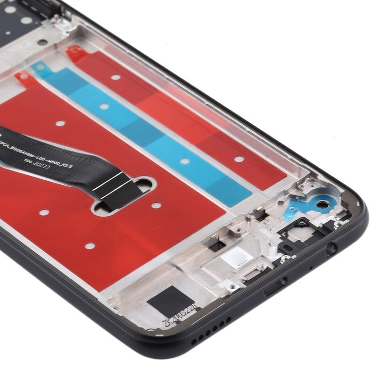Grade C LCD Screen and Digitizer Assembly + Frame Replacement Part (without Logo) for Huawei P40 lite E / Y7p (2020) - Black