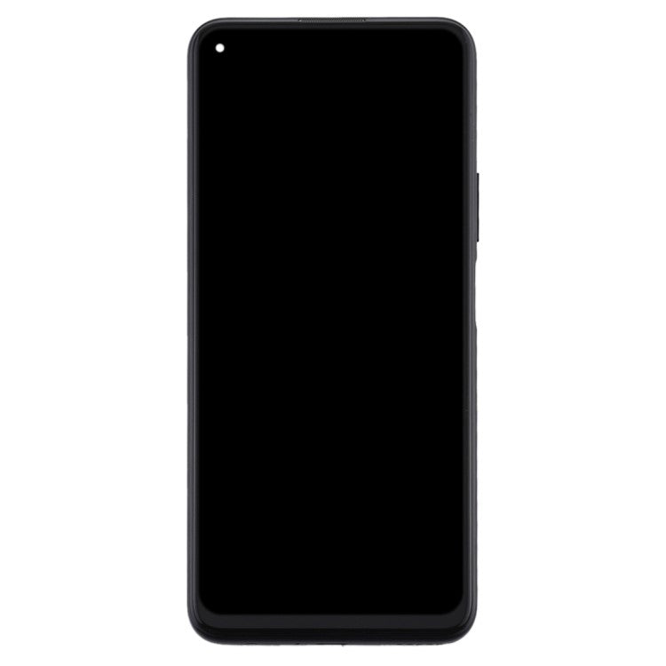 OEM Grade S LCD Screen and Digitizer Assembly + Frame Replacement Part (without Logo) for Huawei nova 7 SE / P40 Lite 5G - Black