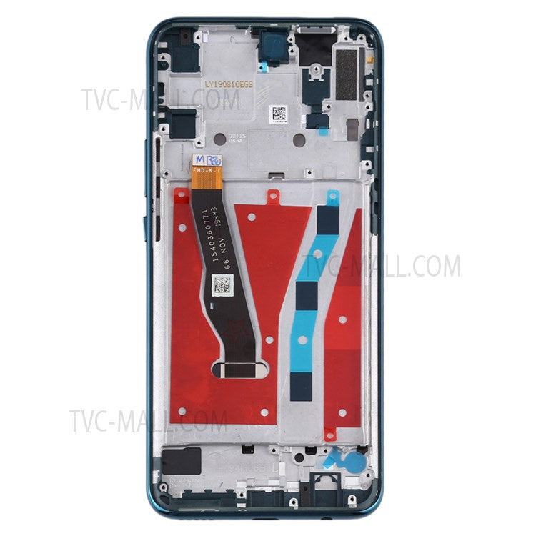 Grade C LCD Screen and Digitizer Assembly + Frame Replacement Part (without Logo) for Huawei P Smart Z / Y9 Prime 2019 - Green