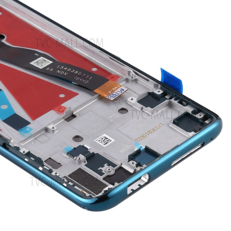 Grade C LCD Screen and Digitizer Assembly + Frame Replacement Part (without Logo) for Huawei P Smart Z / Y9 Prime 2019 - Green