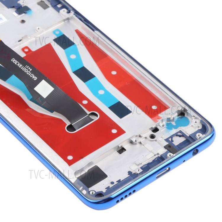 Grade C LCD Screen and Digitizer Assembly + Frame Replacement Part (without Logo) for Huawei P Smart Z / Y9 Prime 2019 - Blue