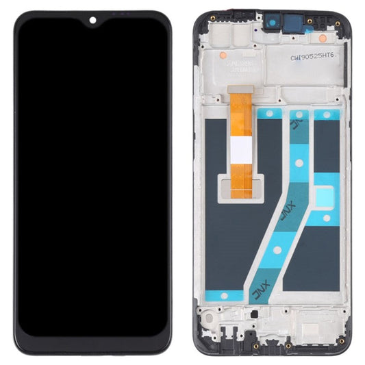 Grade C LCD Screen and Digitizer Assembly + Frame Part (without Logo) for Realme C2 (2019)/Oppo A1k