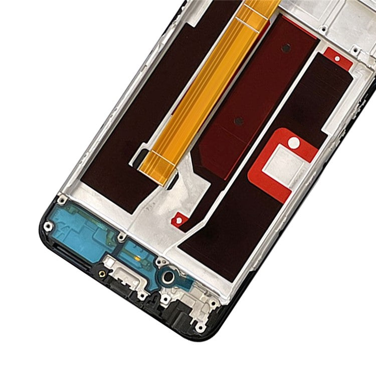 For Oppo A74 5G / A54 5G CPH2195 Grade C LCD Screen and Digitizer Assembly + Frame Part (without Logo)