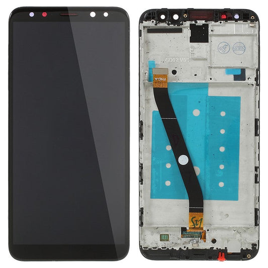 For Huawei Mate 10 Lite Grade B LCD Screen and Digitizer Assembly + Frame Part (without Logo) - Black