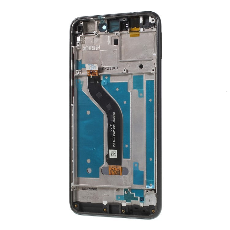 For Huawei P8 Lite (2017)/Honor 8 Lite Grade B LCD Screen and Digitizer Assembly + Frame Part (without Logo) - Black