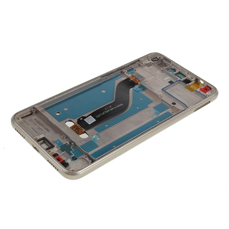 For Huawei P8 Lite (2017)/Honor 8 Lite Grade B LCD Screen and Digitizer Assembly + Frame Part (without Logo) - Gold