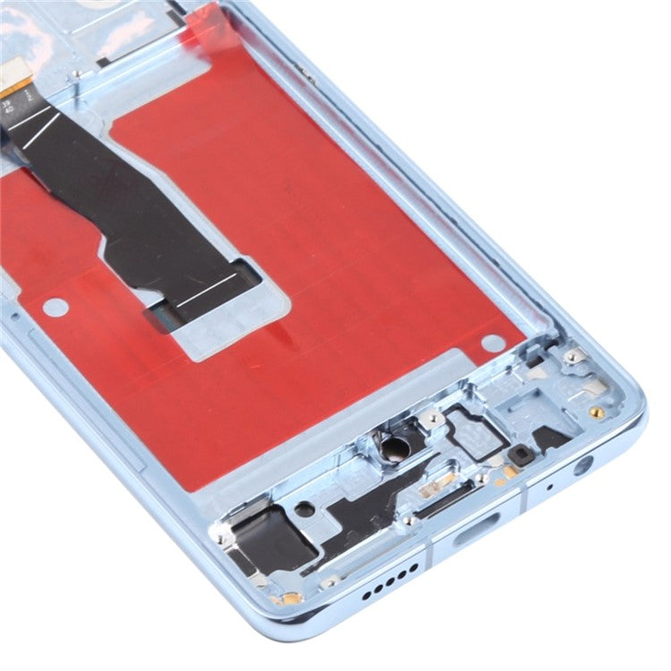 For Huawei P30 Grade C OLED Screen and Digitizer Assembly + Frame Replacement Part (without Logo) - Breathing Crystal