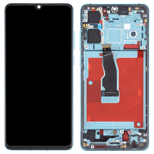 For Huawei P30 Grade C OLED Screen and Digitizer Assembly + Frame Replacement Part (without Logo) - Aurora