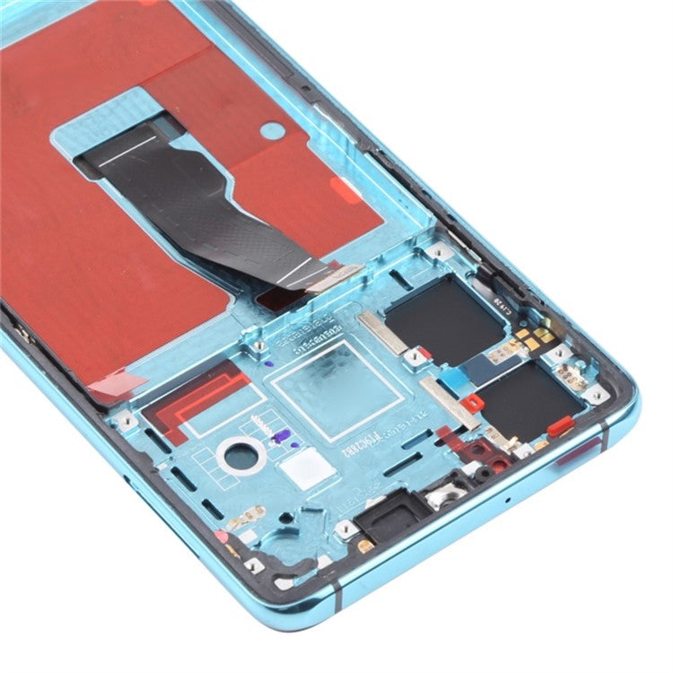For Huawei P30 Grade C OLED Screen and Digitizer Assembly + Frame Replacement Part (without Logo) - Aurora