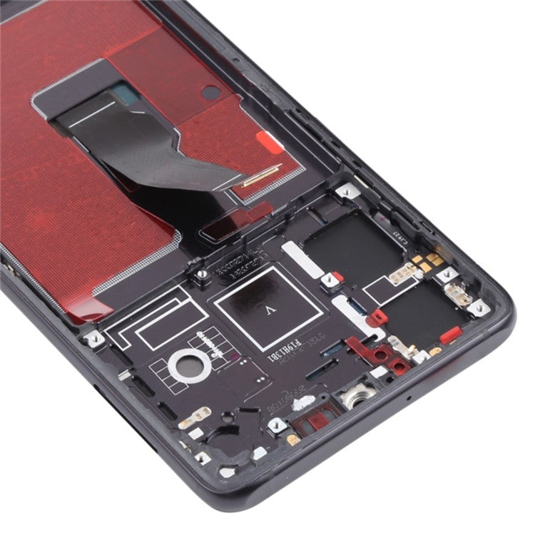 For Huawei P30 Grade C OLED Screen and Digitizer Assembly + Frame Replacement Part (without Logo) - Black