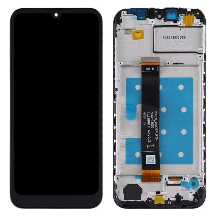 For Huawei Y5 (2019) Grade C LCD Screen and Digitizer Assembly + Frame Phone Replacement Part (without Logo)