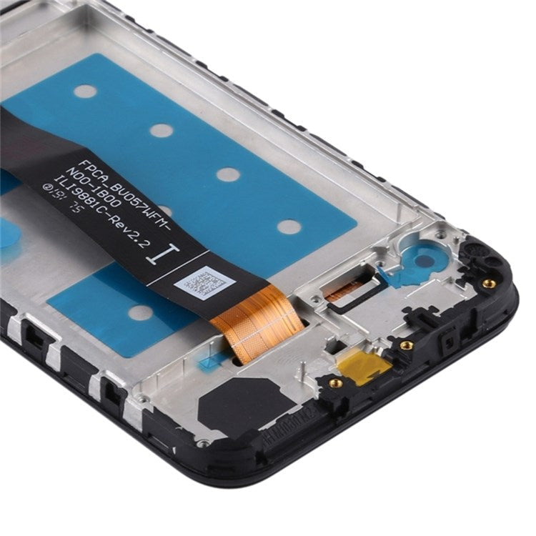 For Huawei Y5 (2019) Grade C LCD Screen and Digitizer Assembly + Frame Phone Replacement Part (without Logo)