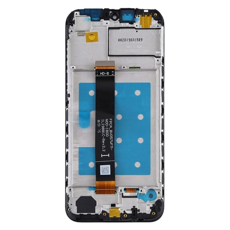 For Huawei Y5 (2019) Grade C LCD Screen and Digitizer Assembly + Frame Phone Replacement Part (without Logo)