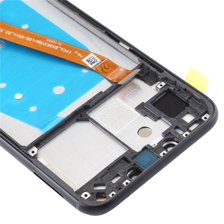 For Huawei P Smart+ (2018)/nova 3i Smart Phone Grade C LCD Screen and Digitizer Assembly + Frame Replacement Part (without Logo) - Black